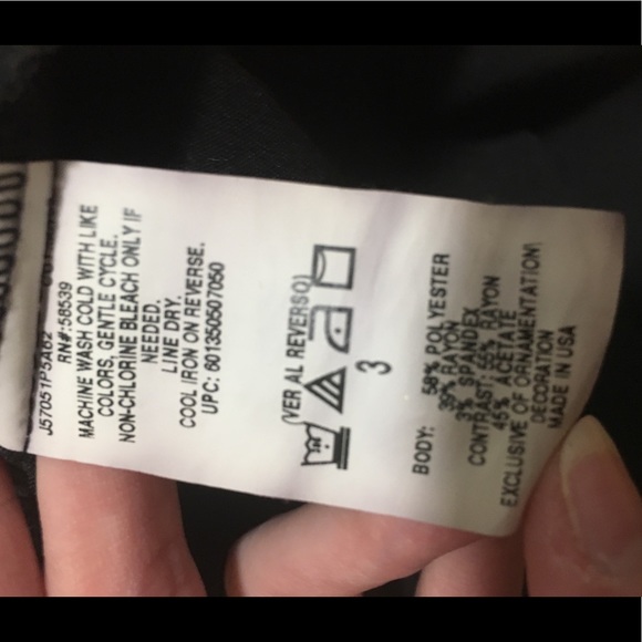 Charlotte Russe Black and white bow skirt - Picture 4 of 4